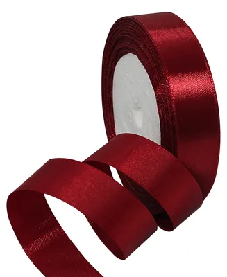 Immagine prodotto di Nastro di raso - 22 metri - 2 cm di larghezza - Nastro per regali - Nastro decorativo per Natale - Matrimonio - Cerimonia e compleanno
