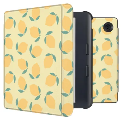 Immagine prodotto di Custodia rigida sottile imoshion Design Sleepcover con supporto Kobo Libra Colore - Citrus Dream