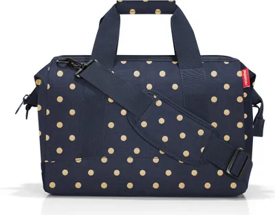 Produktbild von reisenthel allrounder M Reisetasche Sporttasche Tasche metallic dots blue MS4117
