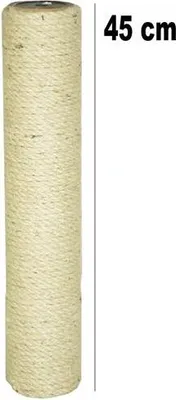 Produktbild von Sisal Kratzstamm L, 8,5 cm Ø Länge 45 cm/ 2 Innengewinde M10 (10 mm)