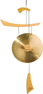 Produktbild von Woodstock Klangspiel Emperor Gong - Natur, Groß, Asiatisch, Windspiel, Handgehämmerter Messing-Gong