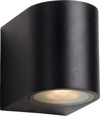 Produktbild von Lucide Wandleuchte dimmbar IP44 Schwarz 9x7.9cm 3000K für Innen- & Außenbereich, austauschbare Lichtquelle