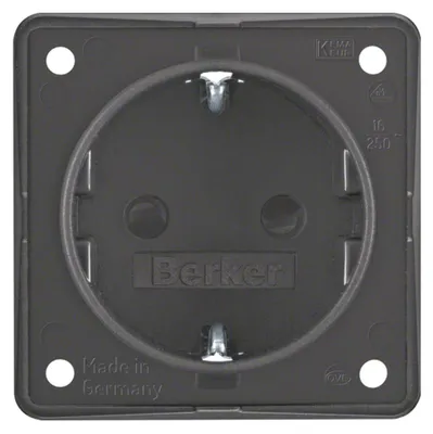 Obrázok produktu pre Berker 947792505, Typ F, Antracit, Termoplastik, IP44, 250 V, 16 A