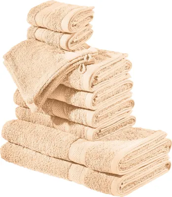 Produktbild von REDBEST Frottier-Set Chicago" 10-teilig apricot OneSize"