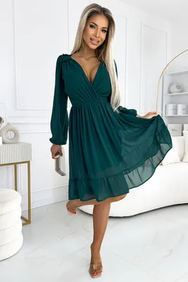 Produktbild von Kleid NUMOCO MILA 538-2 GRÜN Größe: M