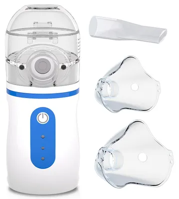 Produktbild von Ikodm Inhalator Inhaliergerät Vernebler für Erwachsene Kinder Zerstäuber Inhalationsgerät Mini-Inhalator Medizinischer Kompakt-Inhalator Nano Husten