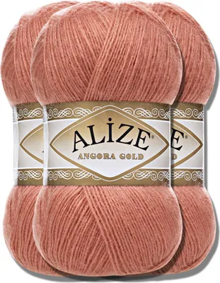 Produktbild von Alize 3x 100g Angora Gold Wolle, Uni, Häkeln, Stricken (102)