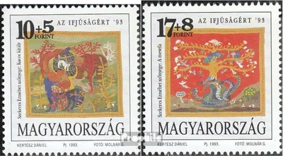 Produktbild von Briefmarken Ungarn 1993 Mi 4238-4239 (kompl.Ausg.) postfrisch Kunst