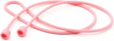 Produktbild von System-S 1x Silikon Halteband Holder für AirPods Kopfhörer in Pink