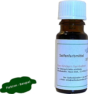 Produktbild von Dunkelgrün 10ml: flüssige, wasserlösliche Lebensmittelfarbe