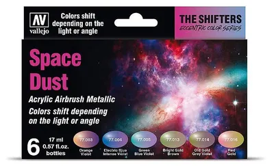 Obrázek produktu pro Vallejo Colorshift Set Space Dust 77091 6x 17ml Airbrush Farbe