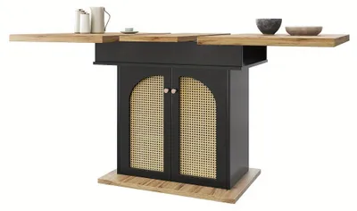 Image de Table pliante - Table rabattable - Table escamotable - Table à manger - Table extensible - Gain de place - Pliable