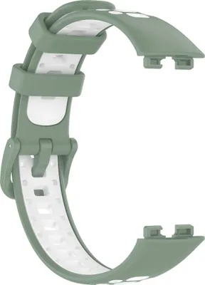 Produktbild von INF Ersatzarmband für Huawei Band 10/9/8 - Atmungsaktives Sportarmband aus Silikon Grün