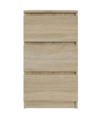 Produktbild von Kommode 40cm AVEN Sonoma-Eiche, 3 Schubladen, Sideboard, Mehrzweckschrank