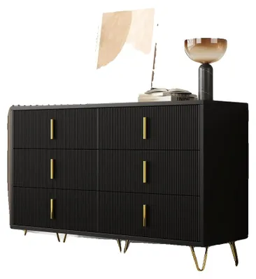 Produktbild von Sideboard, Modernes Design, Reichlich Stauraum, schwarz