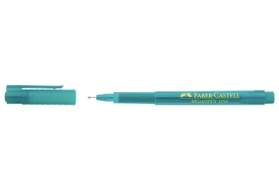 Image de Faber-Castell 155456 Fineliner BROADPEN 1554 - 0,8 mm, turquoise (résistant aux documents)