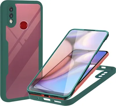 Produktbild von König Design Hülle kompatibel mit Samsung Galaxy A10s Kunststoff Full Cover Handyhülle - Case Grün