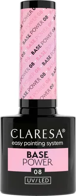 Produktbild von CLARESA Base Power Gummibasis für Nägel UV/LED 08 5g