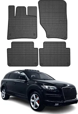 Zdjęcie produktu dla 2006-2015 Audi Q7 4LB gumowe dywaniki podłogowe czarne 4 szt