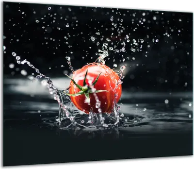 Obrázek produktu pro Kryt varné desky Skleněný kryt varné desky 60x52cm Tomato Black