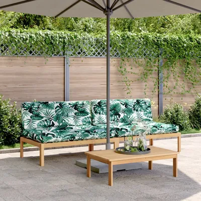 Produktbild von Maison Exclusive - Garten-Mittelsofas aus Paletten 2 Stk. mit Kissen Akazienholz