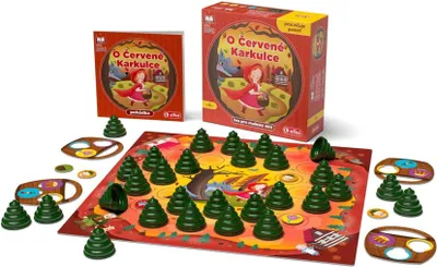 Produktbild von EFKO Brettspiel Über Rotkäppchen für 2-4 Spieler ab 4 Jahren, tschechische Version