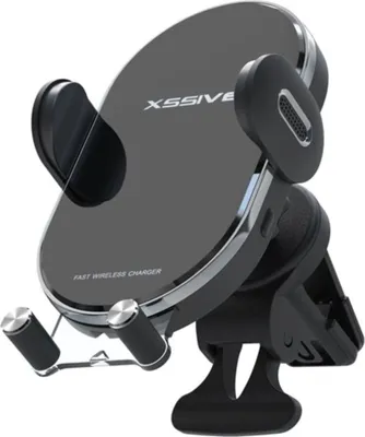 Image de 15W Support de téléphone portable de voiture sans fil à induction pivotant à 360