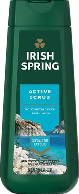 Produktbild von Irish Spring | Duschgel 2in1 - Peeling - Feuchtigkeitsspendend - Körperwaschmittel - 591ml
