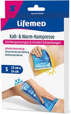 Produktbild von Lifemed Kalt-/Warm-Kompresse 140 x 130 mm blau