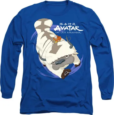 Produktbild von Avatar: The Last Airbender - "In Flight" T-Shirt für Herren/Damen Uni TV10627 (L) (Königsblau)