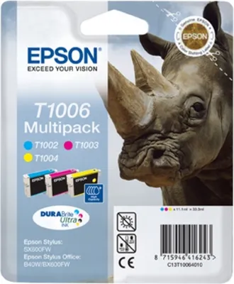 Produktbild von Epson Multipack 3-farbig T1006 DURABrite Ultra Ink