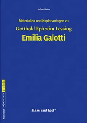 Produktbild von Emilia Galotti. Begleitmaterial