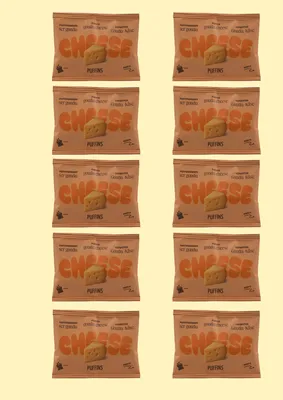 Produktbild von PUFFINS - Käse Snack - Goudakäse  - 10x15g