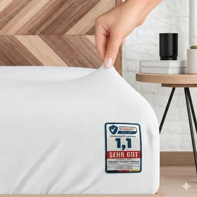 Immagine prodotto di Lenzuolo con angoli da 180 x 200 cm, realizzato in 100% cotone
