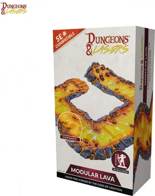Produktbild von Archon Studio - DNL0073 : Dungeons & Lasers Expansion Set: MODULAR LAVA