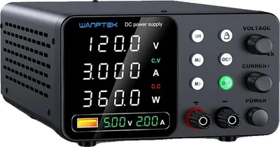 Imagen del producto de Fuente de alimentación DC, salida de 30V, pantalla digital, modelo TPS-C1203, 120V, 3A