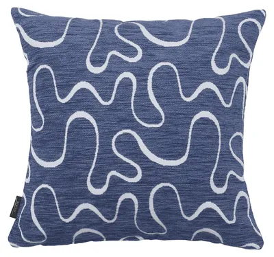Produktbild von Kissenhülle "Lima": 50x50cm / Blau Größe: 50x50cm Farbe: Blau