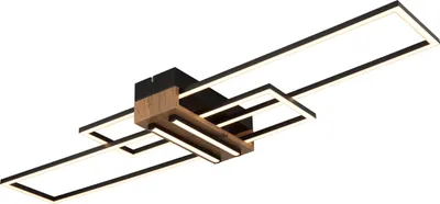 Image de Globo Lighting Plafonnier métal noir mat, LED