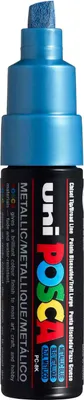 Image de uni-ball Pigmentmarker POSCA (PC-8K), blau metallic