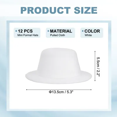 Produktbild von Set mit 12 Miniaturformalen Hüten für kreative Projekte