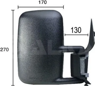 Zdjęcie produktu dla Lusterko Zewnętrzne Db Sprinter 02.95-05.06 Pr