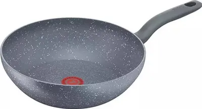 Produktbild von Tefal G13409 Cook Healthy Wokpfanne Induktion 28cm -3 tlg, Edelstahl Wok Bratpfanne Antihaft-beschichtet, Spülmaschinenfest, rutschfester Griff