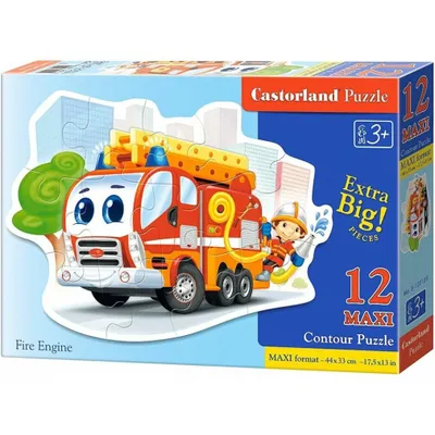 Produktbild von Castorland Fire Engine  Puzzle 12 Teile maxi   B-120109