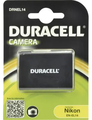 Image de Batterie Duracell DRNEL14 au lithium-ion, remplacement pour batterie EN-EL14 (compatible avec les appareils photo)