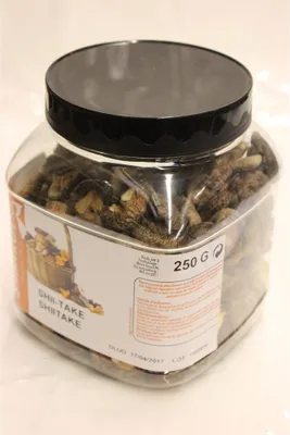 Produktbild von Sabarot Shiitake 250g Glas (japanische Speisepilze)