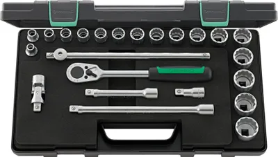 Produktbild von STAHLWILLE 1/2 Steckschlüsselsatz 50A/17/6 KN 23 St.