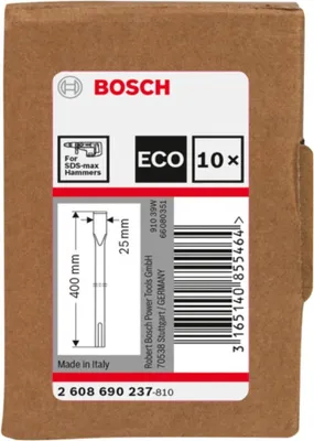 Produktbild von SDS plus-3C Flachmeißel, 25 x 400 mm, 10 -tlg. für Bohrhämmer