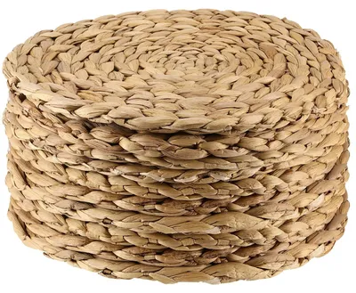 Obrázok produktu pre 10 kusov prírodných vodných hyacintových prestierok (Kruhové, 30 cm)