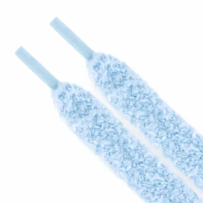 Zdjęcie produktu dla Sznurowadła FUZZY Fluffy Fat Laces Adidas Nike Asics New Balance 15mm 1,5cm - 140cm, Babyblue