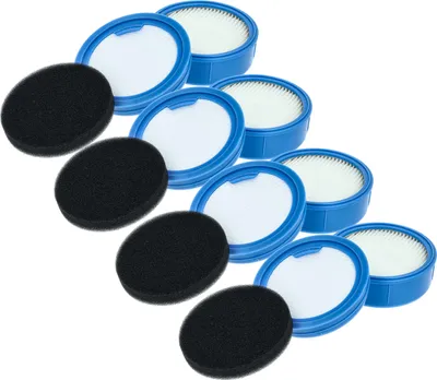 Produktbild von vhbw 12-tlg. Filter-Set kompatibel mit AEG ASKW5, 7000 Staubsauger - 4x HEPA-Filter, 8x Vorfilter
